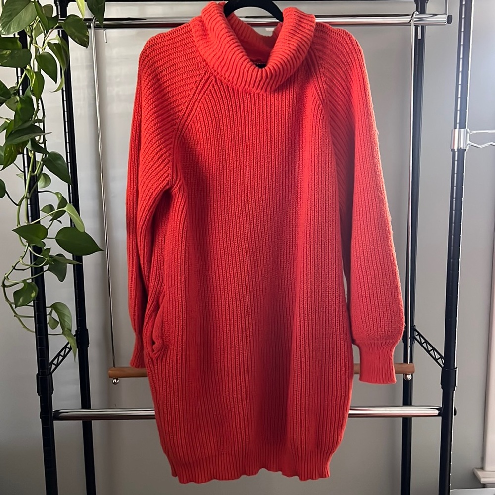 Sweater Dress with Pockets